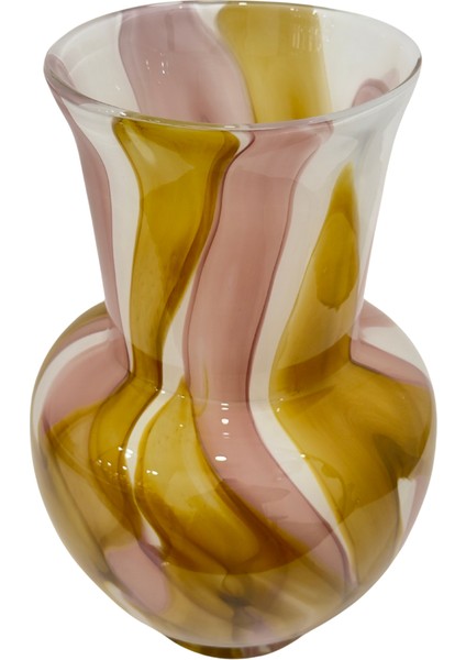 Hardal Pembe Cam Vazo (B) fiyatları