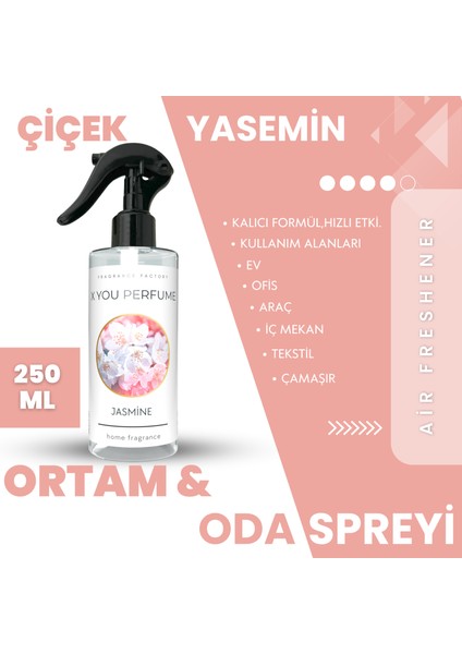 Jasmine 250 ml Oda ve Dolap Spreyi