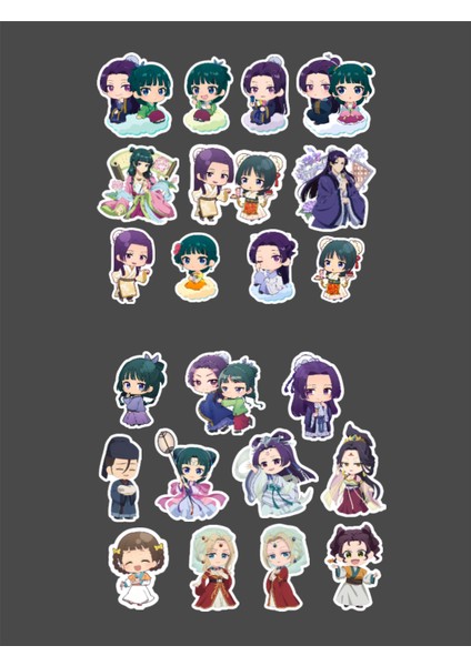Eczacının Günlüğü - Kusuriya No Hitorigoto 2li Sticker Set-Parlak Kağıt-Knh-05-06 modelleri