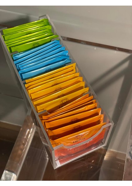 Poşet Çay Standı (4 Bölmeli) modelleri