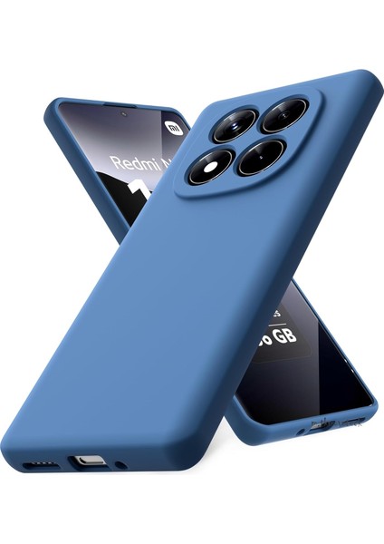 Xiaomi Redmi Note 14 Pro 4g Kılıf Kamera Korumalı Yumuşak Renkli Silikon Kapak Silinebilir Mat Hisli