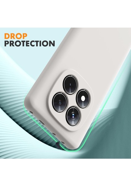 Xiaomi Redmi Note 14 Pro 4g Kılıf Kamera Korumalı Yumuşak Renkli Silikon Kapak Silinebilir Mat Hisli