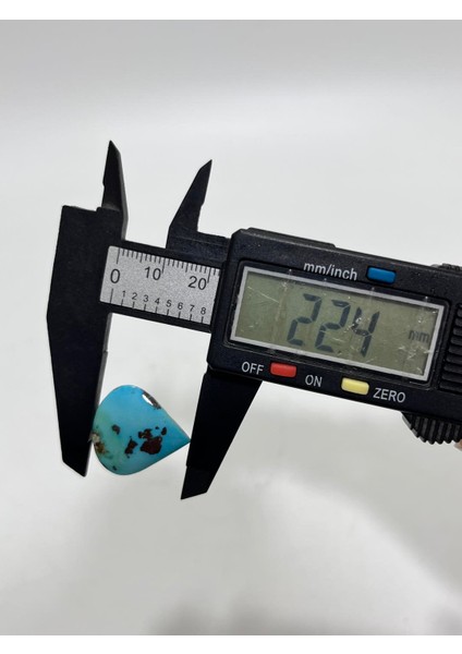 Okyanus Temalı Doğal Kabaşon Firuze Taşı 25,4 Karat - Turkuaz Taşı 4,34 Gram