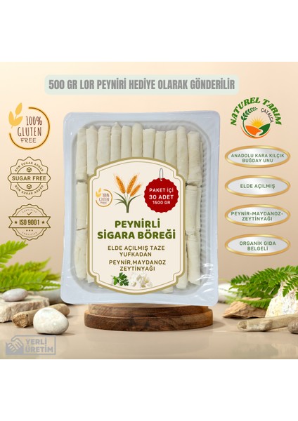 Peynirli Sigara Böreği ( Anadolu Kara Kılçık Buğday Yufkası )