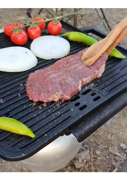 Piknik Tüpü Teflon Mangal Ocak Dumansız Mangal Tava fiyatları