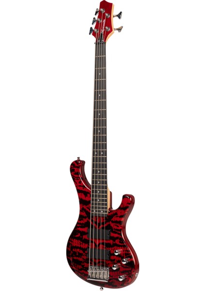 Zoppran Carneville Black Diamond Series BBD5RB Mat 5 Telli Bas Gitar