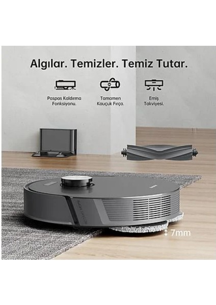 Pro Robot Süpürge Siyah