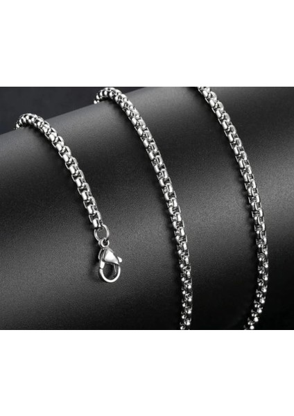 Paslanmaz Metal Kurt Kolye 70 cm Zincirli fırsatları