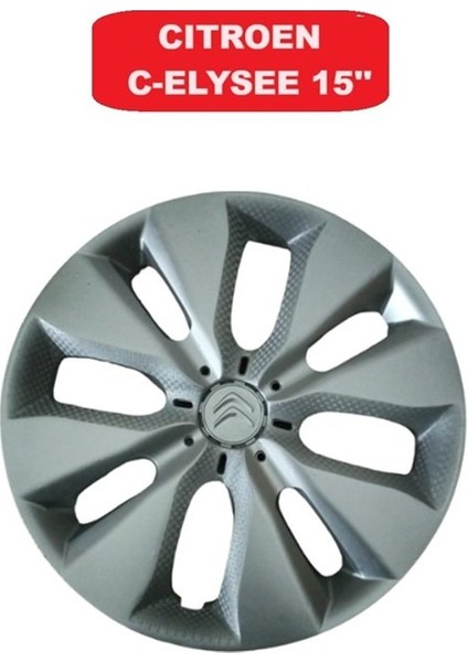 Jant Kapak 15'' Inç 1 Adet Cıtroen C-Elysee