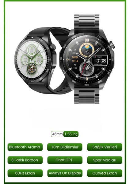 Watch Hx-4 Max Harvox Akıllı Saat Iphone ve Android Tüm Telefonlara Uyumlu