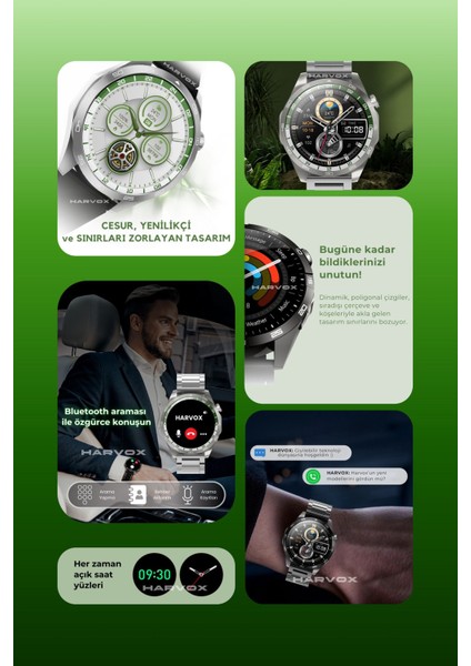 Watch Hx-4 Max Harvox Akıllı Saat Iphone ve Android Tüm Telefonlara Uyumlu