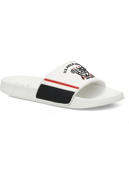 U.s Polo Assn. Dusen Erkek Terlik - Beyaz