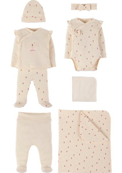 Idil Baby Kız Bebek 8 Li Set