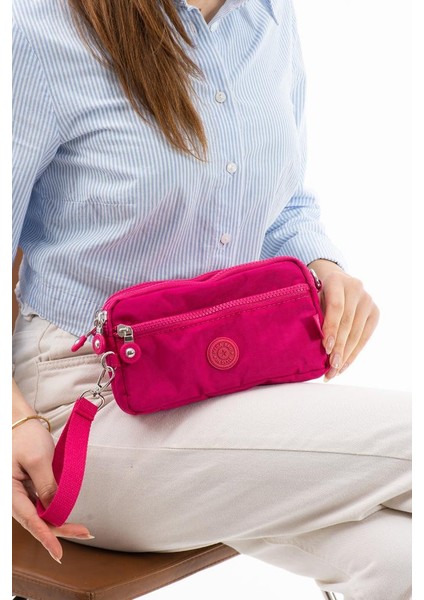 Klinkır Kumaş Mini Çapraz Askılı Kadın Çanta Yağmur Geçirmez El Askılı Çanta 20*10 cm Mega Bag fiyatları