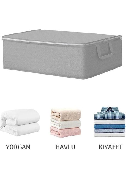 6 Adet - Büyük Boy Bazaaltı ve Çekyat Hurç 64 x 45 x 22 cm Antrasit Gri fiyatları
