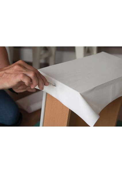 176-8078 Kendinden Yapışkanlı Beyaz Ahşap Desenli Folyo ( 67 cm x 1 mt )