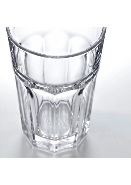 4 Adet Kalın Cam Bardak Hacim: 350 ml Seti Ikea 4 Lü Set Kokteyl Bardağı Yükseklik: 14 cm Şeffaf