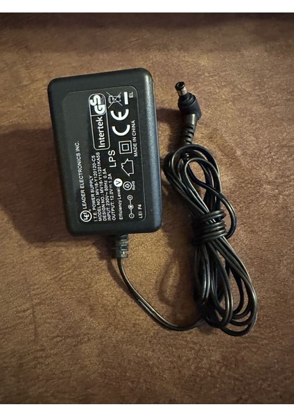 Leader MV18-Y120150-C5 MV18-Y11201KA5S 12V 12V 1.2A, 5.5/2.1mm Ac Adaptör