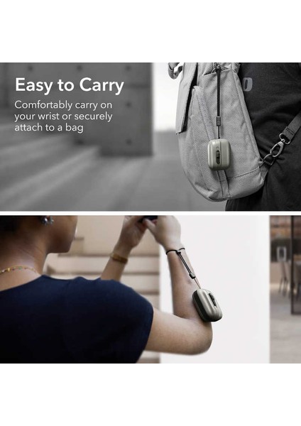 AirPods Pro / Pro 2 Kılıf - HaloLock Pulse FlickLock MagSafe Titanium