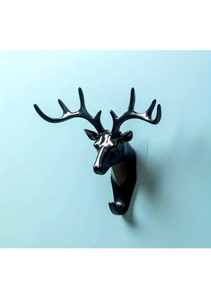 Urbancove Co. - Geyik Kafası Duvar Askısı - 3 Farklı Renk - Deliksiz Asma, Kendinden Yapışkanlı, Güçlü Yük Taşıma Kapasitesi