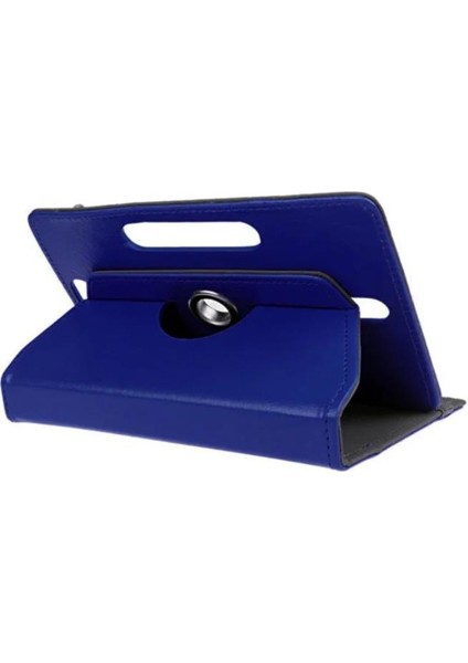 Sprange Vasoun P-200 12" Dönerli Standlı Deri Tablet Kılıfı - Lacivert