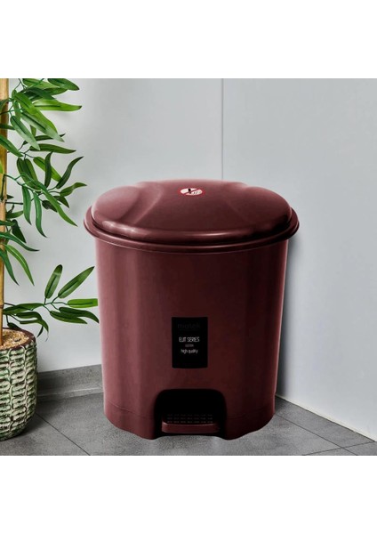 Motek Elit Pedallı Plastik Çöp Kovası Iç Kovalıı 22 Lt-Mürdüm
