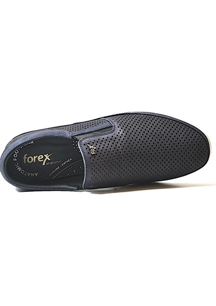 2961-2 Hakiki Deri Siyah & Lacivert Anatomik Günlük Casual Erkek Ayakkabı modelleri