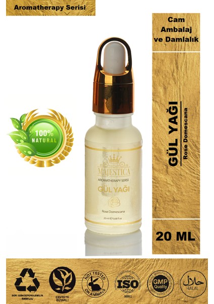 Gül Yağı 20 ml Doğal, Rose Damascena