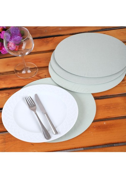 Keten Amerikan Servis ve Supla ve Supla Kılıfı. (6'lı Takım)