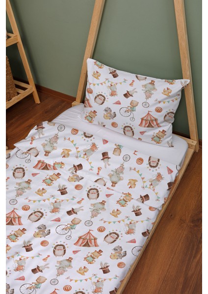 Organik Montessori Nevresim Seti (100X200) - Sihirli Minik Akrobasi