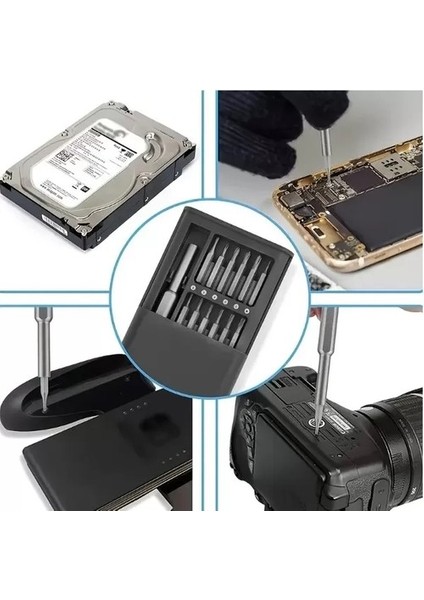 25 Parça Çok Fonksiyonlu Hassas Tornavida Seti fiyatları