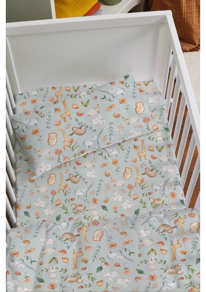 Organik Anne Yanı Nevresim Takımı (60X100) - Doğanın Minik Sesleri fiyatları