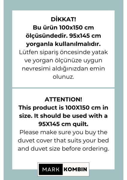 Organik Park Yatak Nevresim Takımı (80X120) - Bahar Dansı