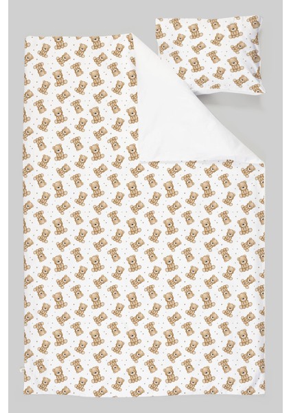 Organik Tek Kişilik Nevresim Takımı (160X220) - Tatlı Ayıcık modelleri