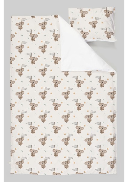 Organik Tek Kişilik Nevresim Takımı (160X220) - Rüzgar Yolcusu