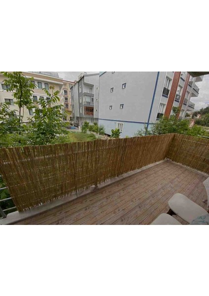 80 cm x 7 Metre Hasır Balkon Çiti Bahçe Çiti Gölgelik Dekorasyon