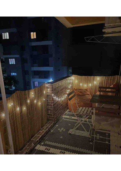 70 cm x 7 Metre Hasır Balkon Çiti Bahçe Çiti Gölgelik Dekorasyon