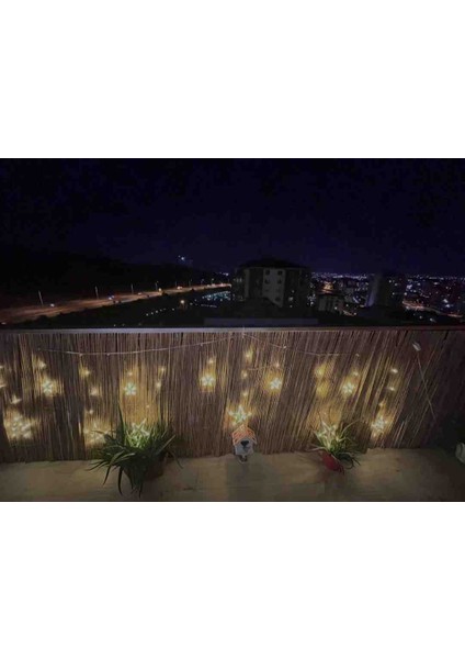 50 cm x 7 Metre Hasır Balkon Çiti Bahçe Çiti Gölgelik Dekorasyon