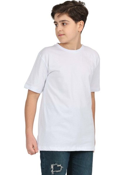 Erkek Çocuk Düz Kısa Kollu Casual-Okul Basic T-Shirt modelleri