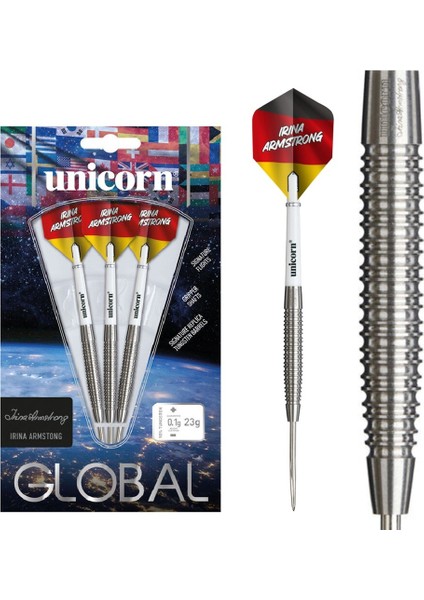 Irina Armstrong % 90 Tungsten Çelik Uçlu Dart Oku