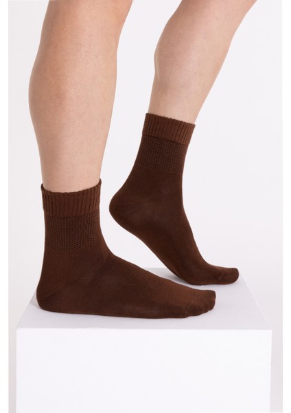 Comfort Serisi 4 'lü Unisex Bambu Organik Günlük Şeker Çorabı modelleri