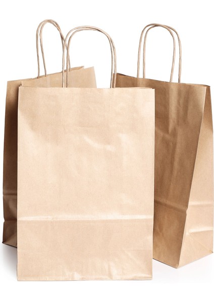 Burgu Saplı Kraft Çanta 200 - 32X40X12CM indirimleri