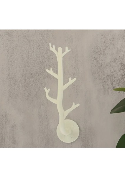 Urbancove Co. - Ağaç Dalı Şeklinde Duvar Kancası, 3 Farklı Renk Opsiyonu, Askı ve Düzenleyici, Vida ve Delme Gerektirmez