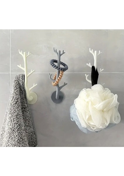 Urbancove Co. - Ağaç Dalı Şeklinde Duvar Kancası, 3 Farklı Renk Opsiyonu, Askı ve Düzenleyici, Vida ve Delme Gerektirmez modelleri