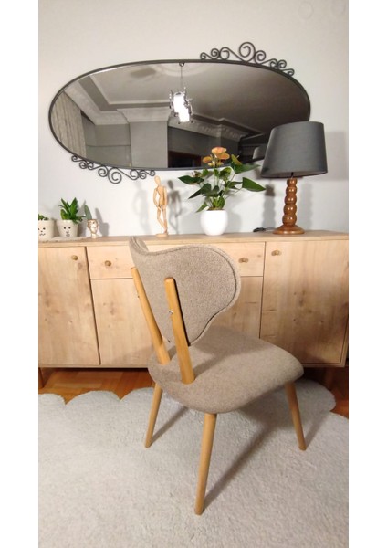 Bukle Natural Ahşap Salon, Mutfak ve Restoran Sandalyesi