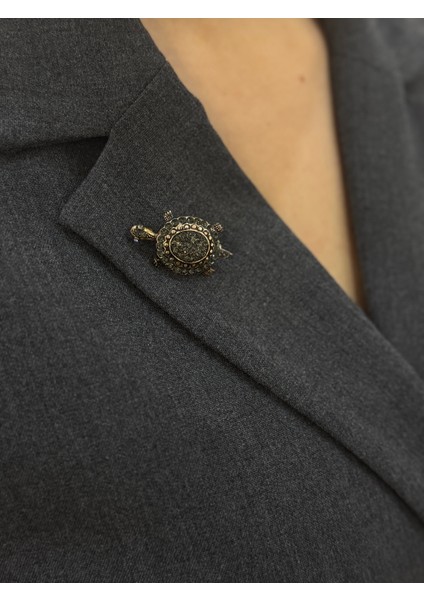 Kararmaz El Yapımı Kaplumbağa Broş modelleri