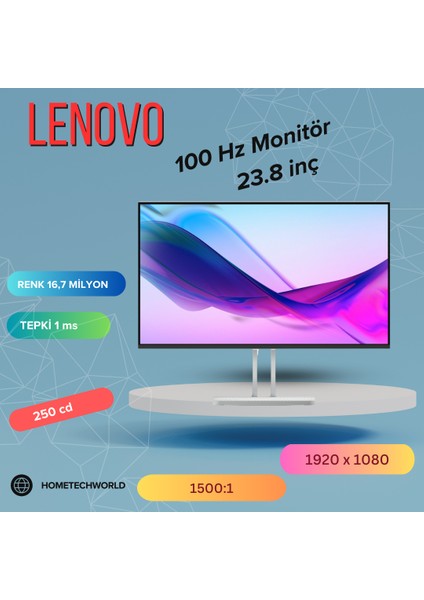 23.8" 1ms 100Hz Fhd IPS Monitör