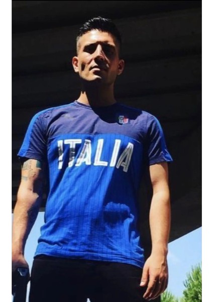 Italya Cio Baba Mavi Yetişkin Özel Üretim Futbol Forması