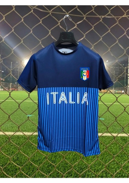 Italya Cio Baba Mavi Yetişkin Özel Üretim Futbol Forması fiyatları