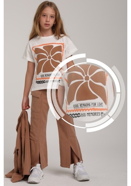 Kız Çocuk Tişört 10-14 Yaş 35927 modelleri